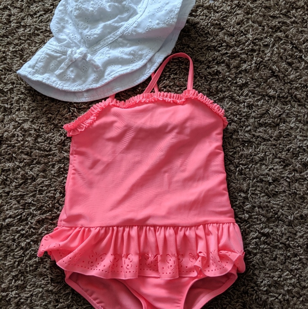 Sold *HM swimsuit and sun hat